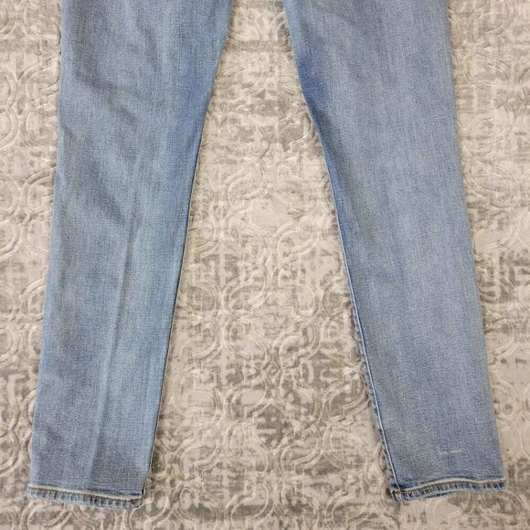 Gap Jeans Mens 34X32 Blue Skinny Denim Pants Mid Rise Light Wash Adult Casual - Picture 6 of 16